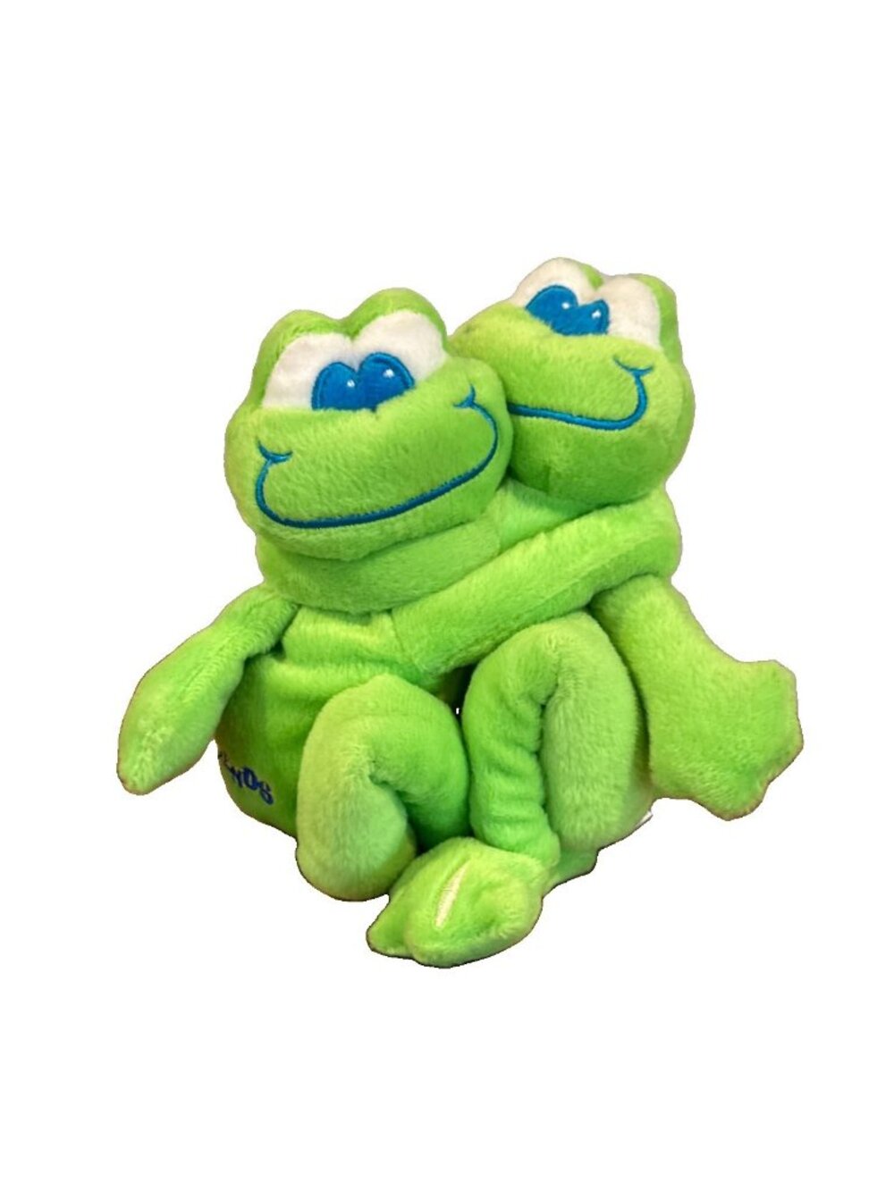 2002 GMA Access Forever Friends Tie Together Frogs Plush BFF Toy Stuffed Animal